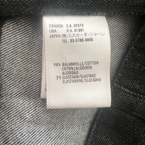 Escada Womens Mid-Rise Wide Leg Jeans size 36 US 6 Inseam 31 - Picture 10 of 11